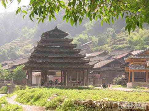黎平侗寨景观：侗族大歌的起源地——三龙