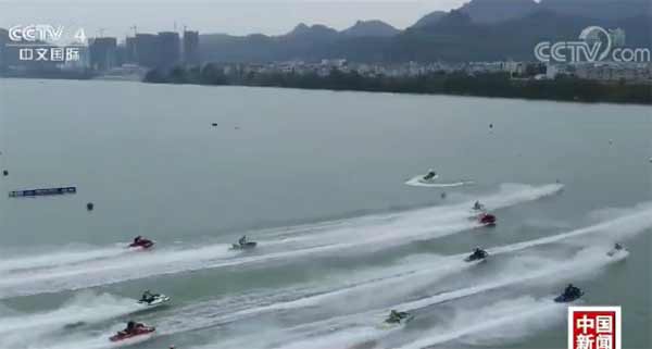 百里柳江国际水上摩托公开赛落幕