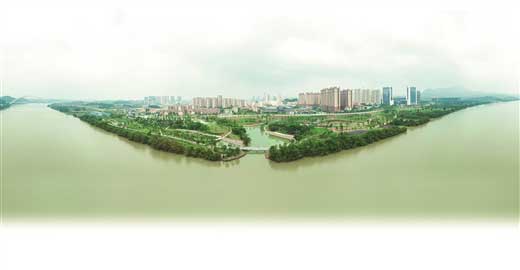 柳州网红滨江生态公园美爆了！