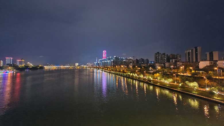 柳州市的夜景