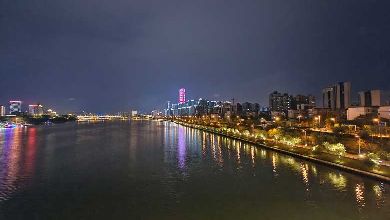 柳州市的夜景