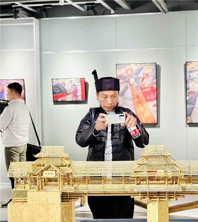 柳州举办侗族木构建筑营造技艺展
